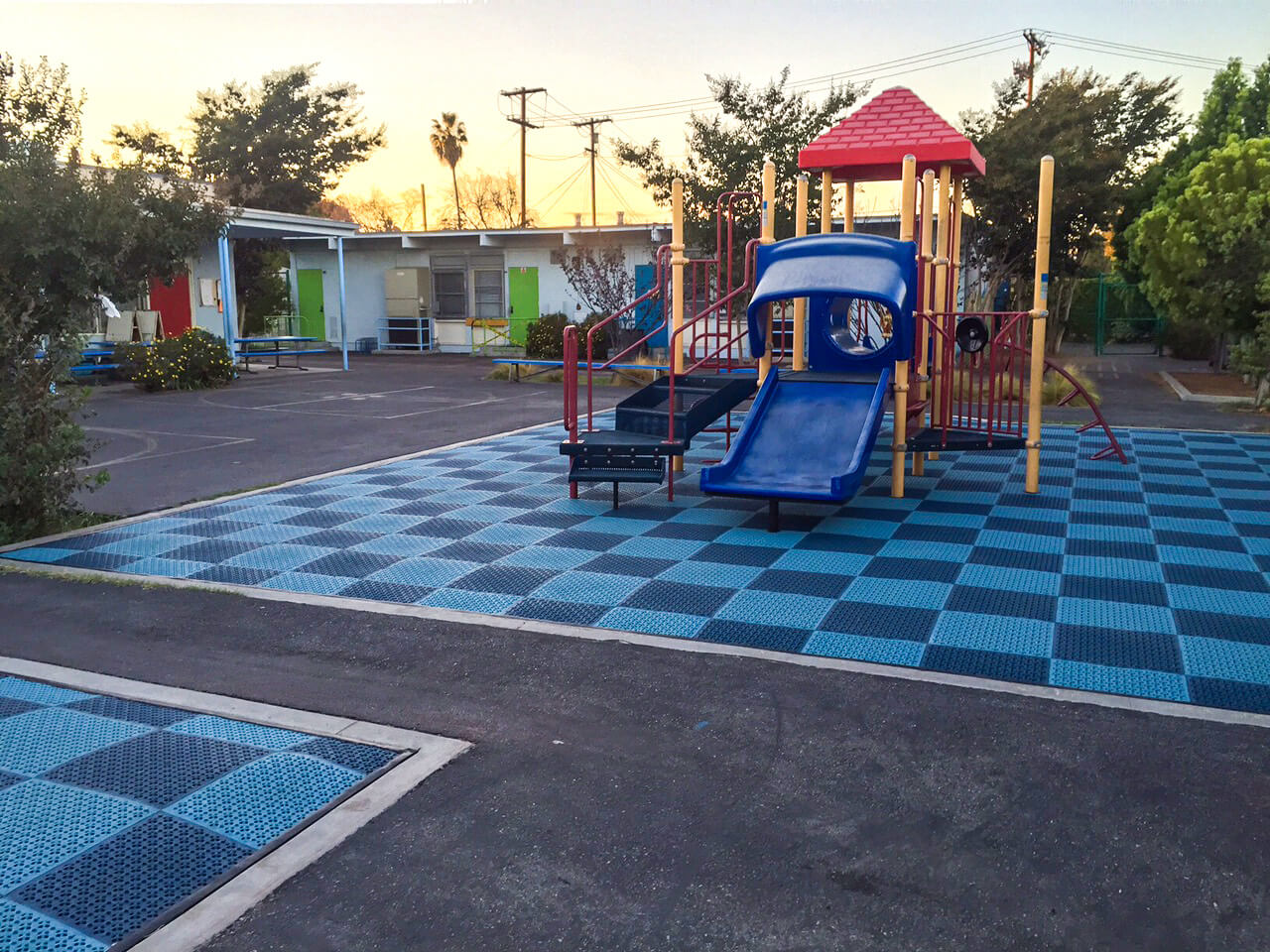 Play area at Beethoven Elementary in Los Angeles